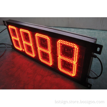 Red Outdoor LED Gas Price Sign (Remote Controll/PC controll)